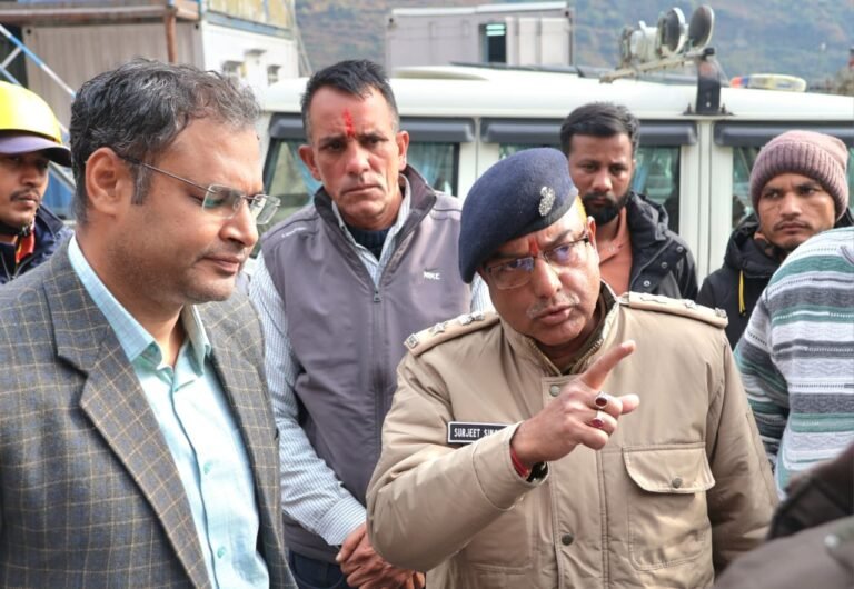 टीएचडीसी परियोजना की सुरक्षा व्यवस्था राम भरोसे,टीबीएम साइट पर सुरंग निर्माण का कार्य बंद