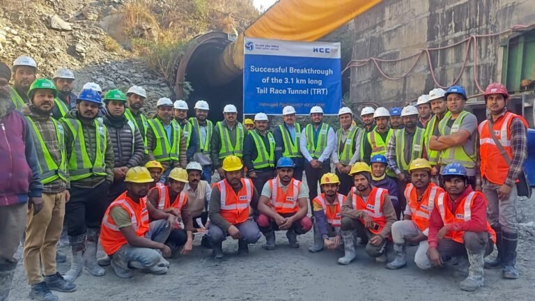 टीएचडीसी परियोजना को मिली बड़ी सफलता, टीआरटी का सफल ब्रेथथ्रू