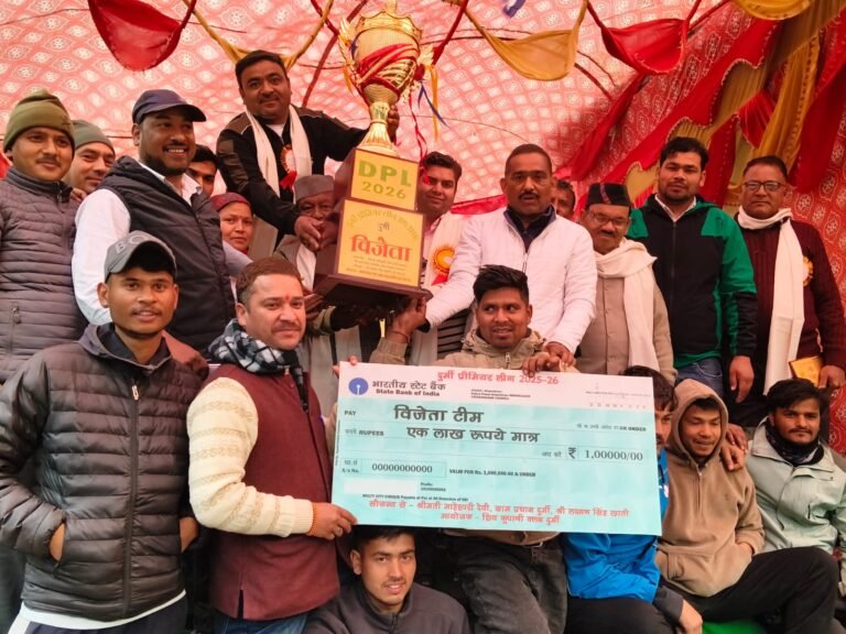दुर्मीताल शिव कुपानी फाइनल मैच  गाड़ी एलेवन ने जीता