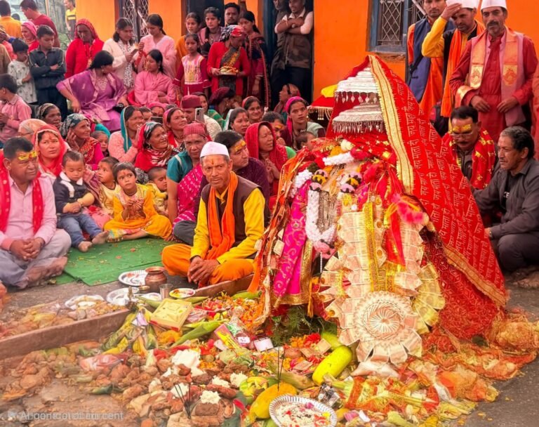 रामणी में नंदा की डोलियों और छंतोलियों का हुआ मिलन, भावुक हुए श्रद्धालु, सैंजी की नंदा भी पहुंची
